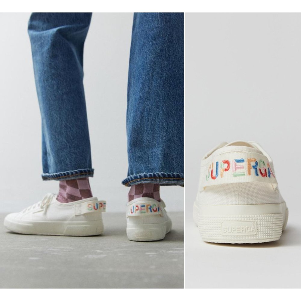 NEW Superga 2740 Multicolor Logo Sneaker
